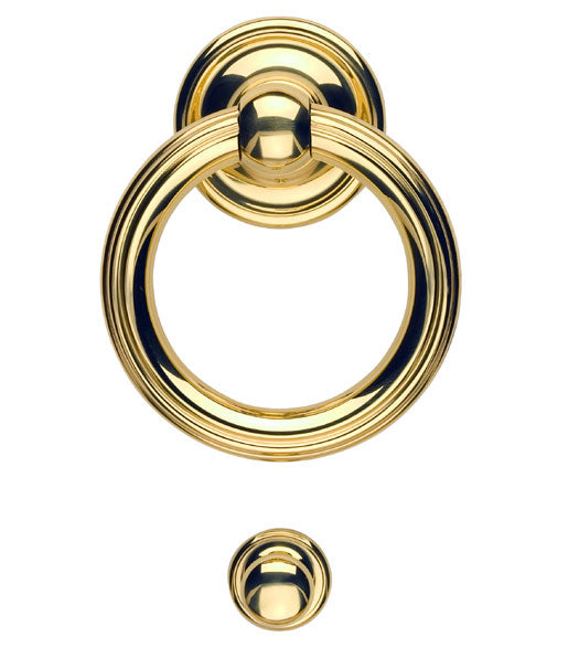 Doorware.com Solid Brass Elegance Ring Door Knocker