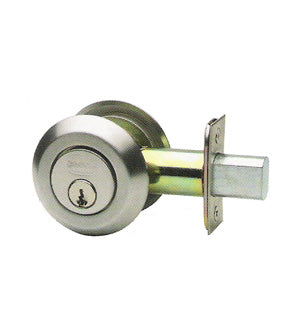 Doorware.com Low Profile Max Steel Single Cylinder Deadbolt, Omnia D0806LA-MS