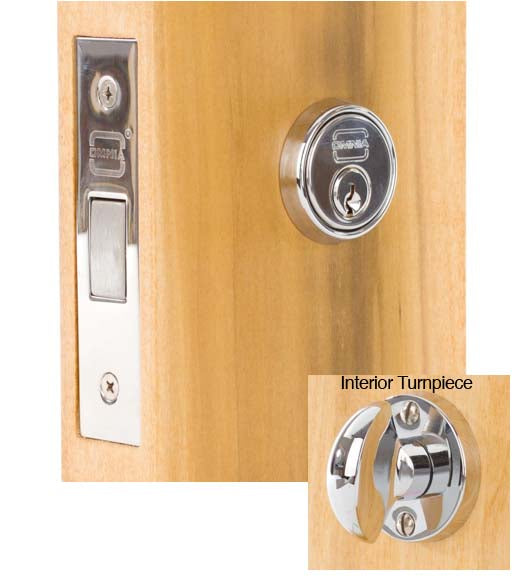 Traditional Mortise Single Cylinder Deadbolt, Omnia 041