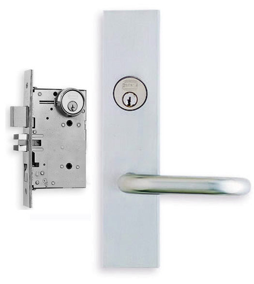 Doorware.com Safety Door Lever Mortise Lockset, Omnia 12798