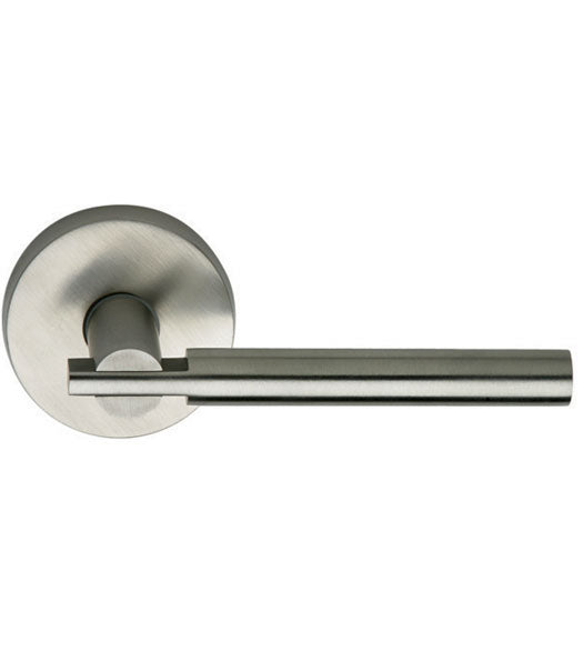 Designer Stainless Steel Door Lever Set, Omnia #25