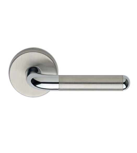 Doorware.com Two Tone Stainless Steel Door Lever Set, Omnia #35
