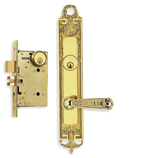 Doorware.com Fancy Door Lever Mortise Lockset, Omnia 54229