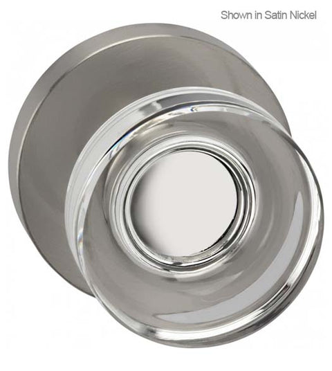 Contemporary Clear Door Knob, Omnia 936MD