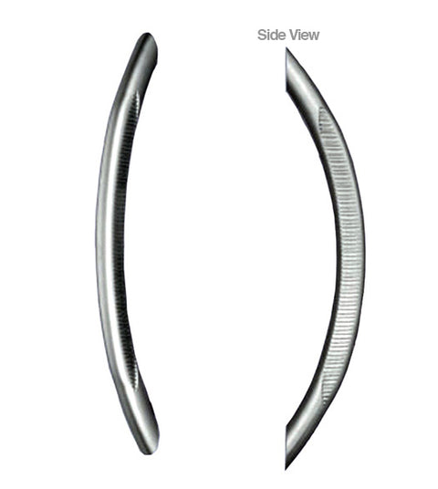 Doorware.com 14 Inch Textured Curve Brushed Stainless Steel Appliance Pull, Omnia 9449/320-US32D