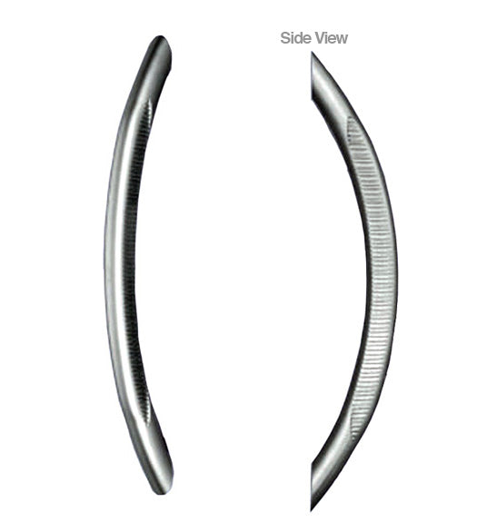 Doorware.com 14 Inch Textured Curve Brushed Stainless Steel Appliance Pull, Omnia 9449/320-US32D