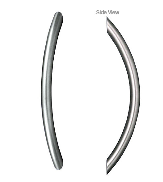 14 Inch Smooth Curve Brushed Stainless Steel Appliance Pull, Omnia AP-9450/320-US32D