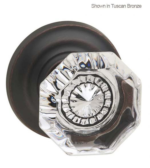 Classic Beauty Clear Glass Knobset, Omnia 955TD