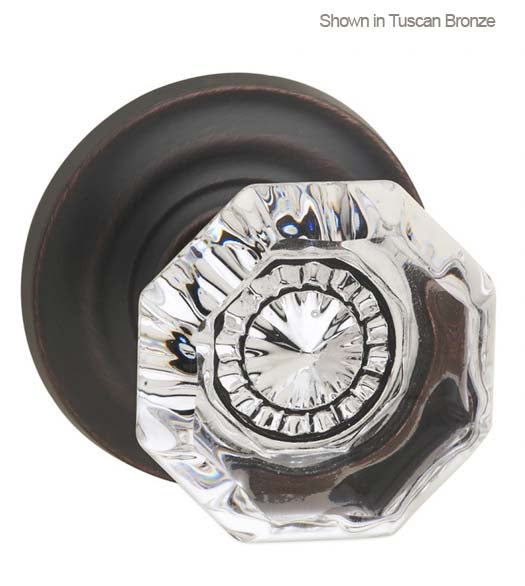 Classic Beauty Clear Glass Knobset, Omnia 955TD