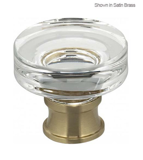 Contemporary Clear Cabinet Knob, Omnia 9936/32