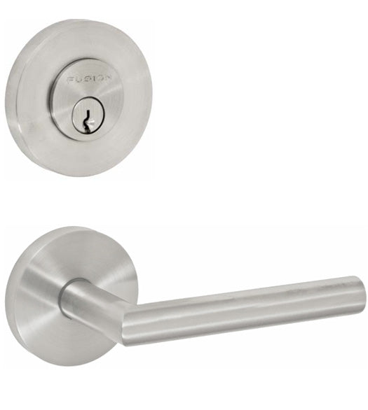 Doorware.com Simple Stainless Steel Entryset, Fusion SA-A2/100-A2