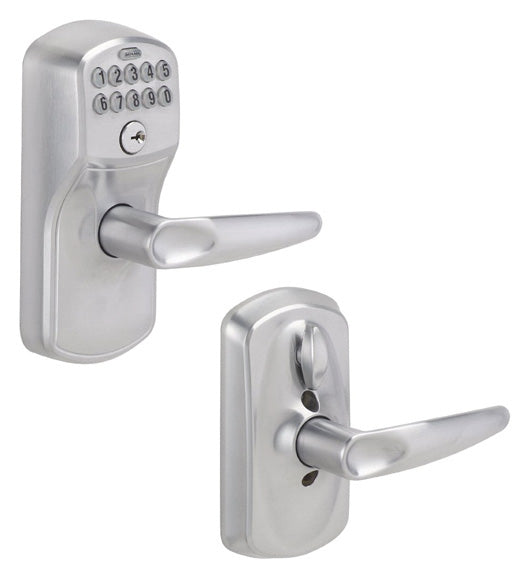 Plymouth Keypad Entry Flex-Lock With Jazz Lever, Schlage FE595PLYJAZ