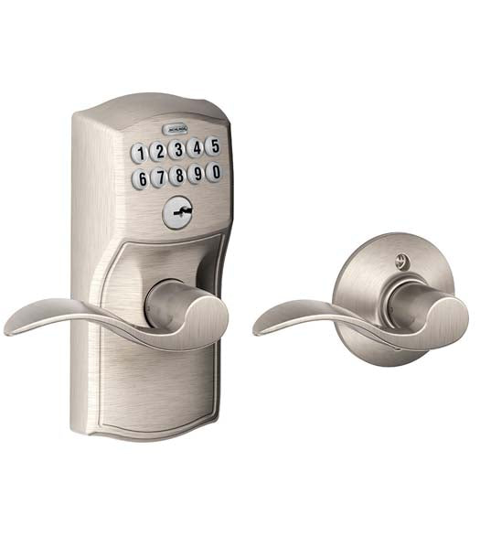 Camelot Auto-Lock Keypad Entry Lock, Schlage FE575CAM
