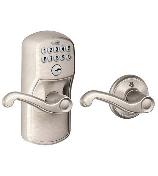Plymouth Auto-Lock Keypad Entry, Schlage FE575PLYFLA