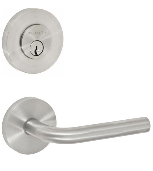 Doorware.com Simple Stainless Steel Entryset, Fusion SE-A2/100-A2