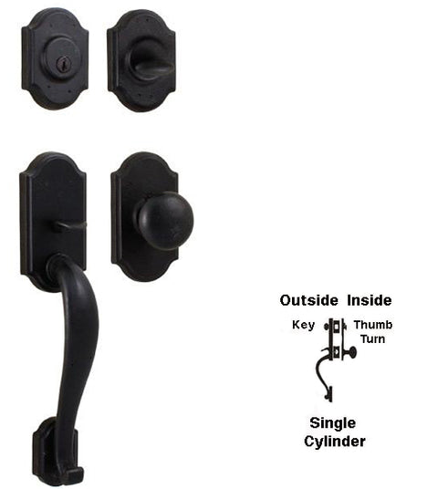 Doorware.com Castletown Single Cylinder Entry Handleset, Weslock 7625/7400