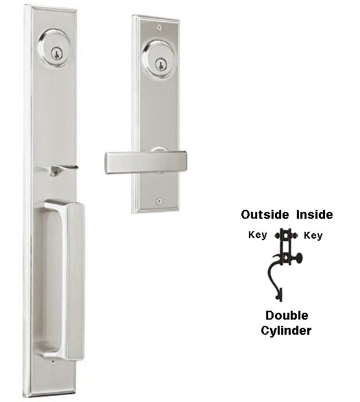 Doorware.com Woodward II Double Cylinder Handleset, Weslock 6691/6202