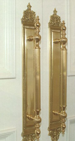 Grand Palais Ornate Door Pull Plate