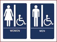 ADA compliant signs