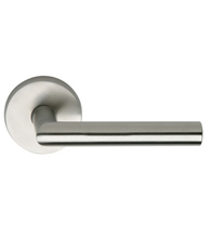 Stainless Steel Door Lever Set, Omnia #12