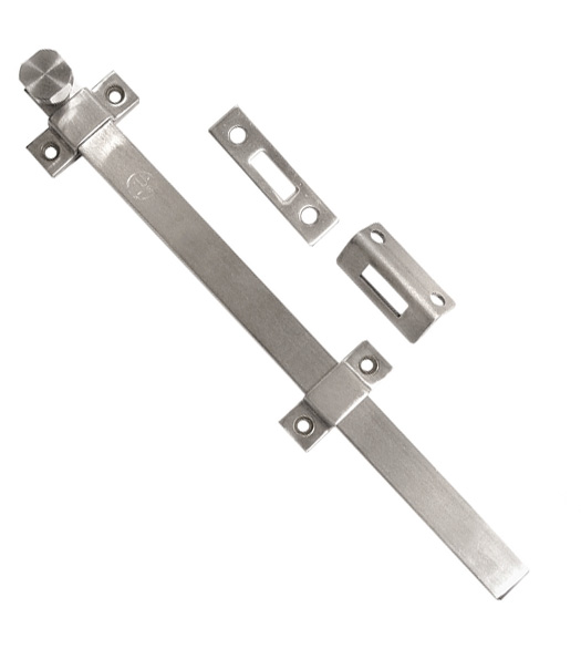 12 Inch Stainless Steel Surface Bolt, Deltana 12SSB32D