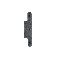 Rough Iron Dummy Hinge Plate, Acorn RH5BP