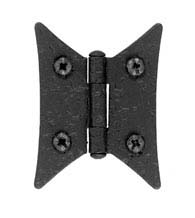 Butterfly Cabinet Hinge Pair, Acorn RJ1BQ
