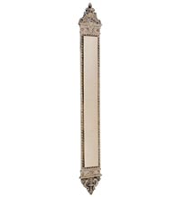 L'Enfant Solid Brass Push Plate, Brass Accents A04-P6600