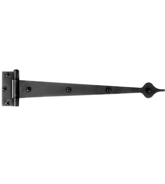 13 Spear Tip European Forged Strap Hinge