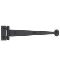6 Inch Smooth Iron Cabinet Bean Tip Strap Hinge, Acorn AIXBQ