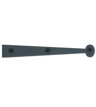 Smooth Iron Bean Tip Dummy Strap Cabinet Hinge, Acorn AIZBP