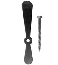 Propeller Steel Shutter Dogs, Acorn AK6BQ