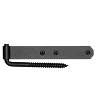 6-1/2 Inch Connecticut Style Strap and Pintle Shutter Hinge, Acorn AKBBR