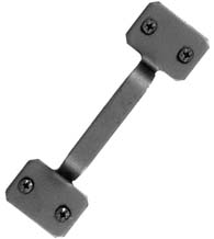 Smooth Iron Rectangle Tip Cabinet Pull, Acorn APGBP