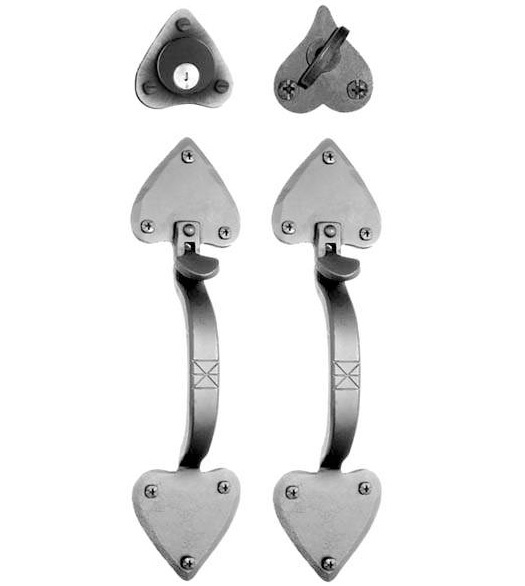 Double Handleset Spade Tip Mortise Entryset
