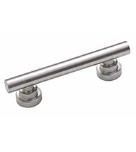 3-1/2 Inch Deco Nouveau Stainless Steel Cabinet Pull, Acorn AZC-202-3.5