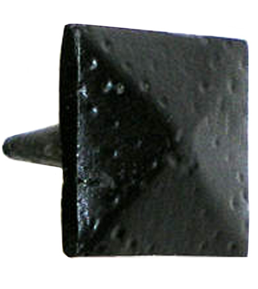 1 Inch Black Iron Square Pyramid Door Clavos