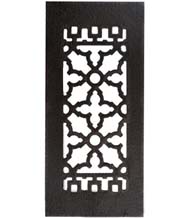 12 Inch x 5-1/2 Inch Cast Iron Register Without Screw Holes, Acorn GL1BG