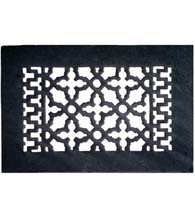 12 x 8 Cast Iron Grille Without Screw Holes, Acorn GRABG
