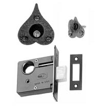 Heart Single Cylinder Mortise Deadbolt, Acorn RZABI