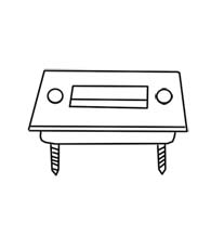 Floor Strike, Adams Rite 4006-630