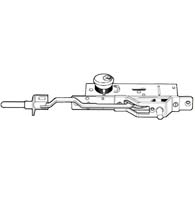 Dual Locking Bottom Rail Deadbolt, Adams Rite MS1861-02