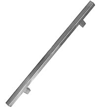 60 Inch Square Door Handles, Satin Stainless Steel