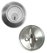 Satin Stainless Steel Single Cylinder Deadbolt, AHI 4650