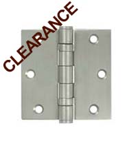 3.5 x 3.5 x Square Heavy Duty Grade Stainless Steel Hinge Ball Bearings, Pair, AHI SIG779-3535