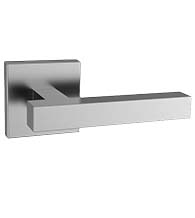Modern Block Leverset With Square Rose, AHI SIG122-204