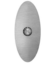 Satin Stainless Steel Egg Doorbell Button, AHI SIG765