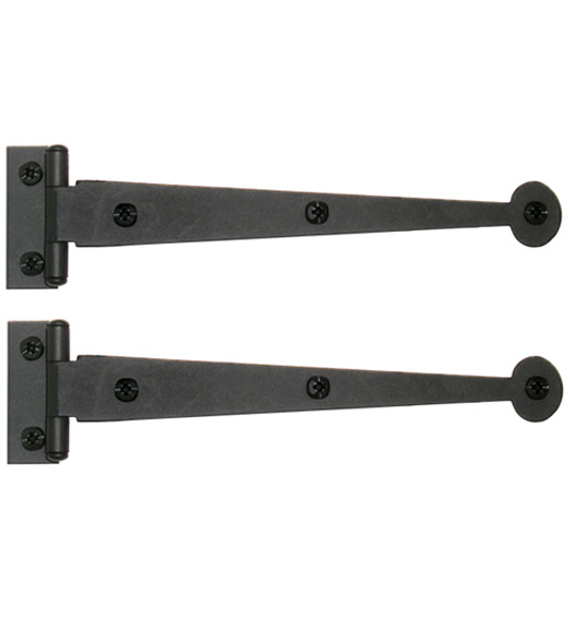 6 Inch Offset Smooth Iron Cabinet Bean Tip Strap Hinge Acorn Aiybq Doorware Com