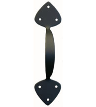 Spade Cast Iron Garden Gate Door Pull, Acorn APDBP