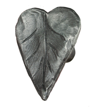 Pewter Leaf Cabinet or Drawer Knob, Acorn APRPP